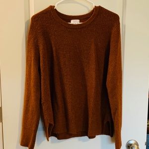 Rust color sweater
